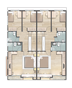 Luxury Townhouse Second Floor Plan